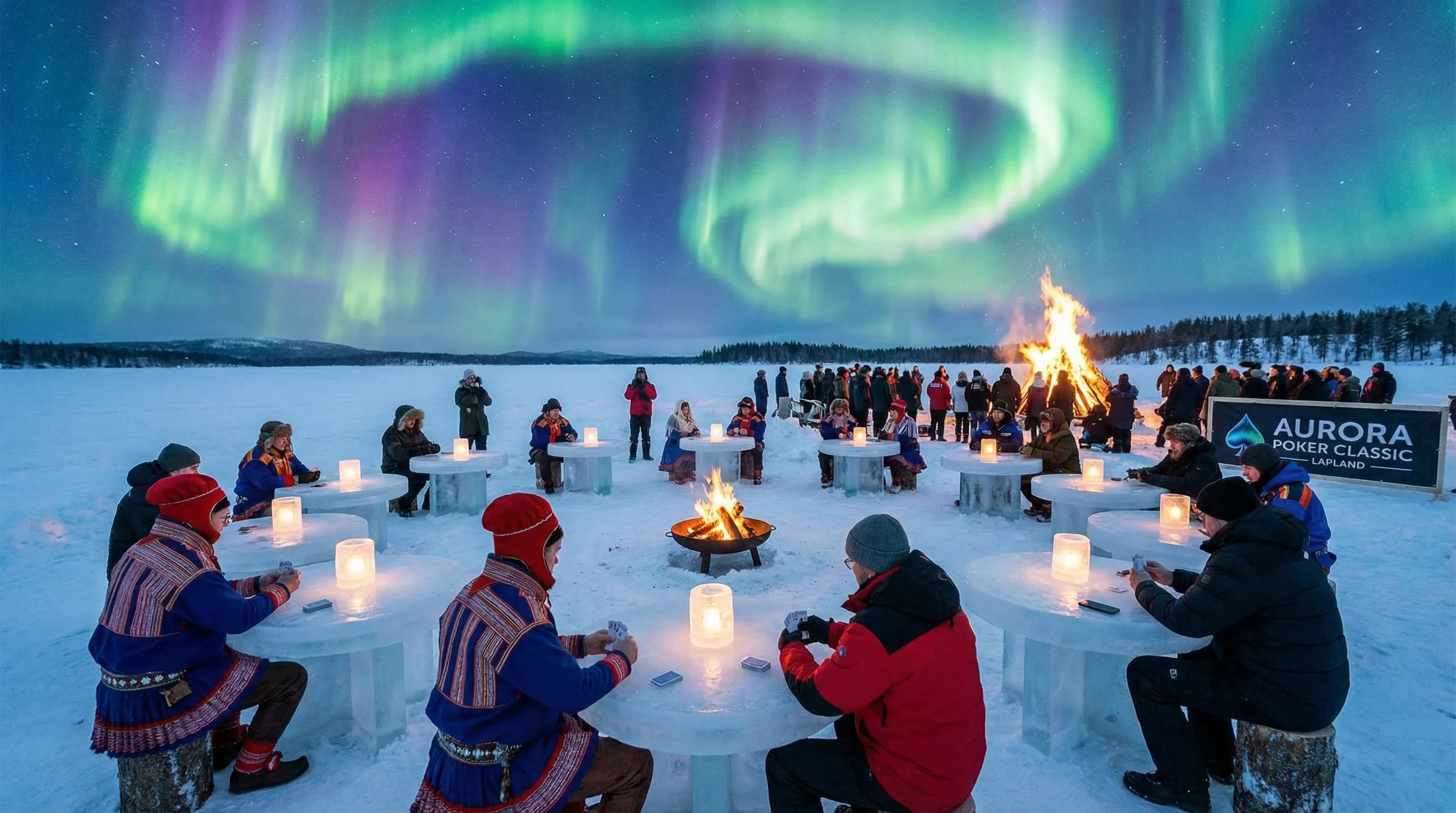 极光赌注 - 极光下的特别牌局挑战